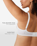 WACOAL WOMEN'S RETRO CHIC UNLINED MESH FULL COVERAGE UNDERWIRE BRA 36DD - BLACK - Brand New