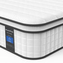 INOFIA 8-INCH TWIN XL COMFORT HYBRID MATTRESS - BLACK/WHITE - Brand New