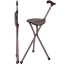 SWITCH STICKS FOLDING WALKING CANE WITH SEAT SENIORS 34” TALL 502-2002-5104 - Like New
