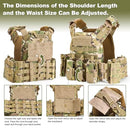 Wild Wycc Tactical Vests Quick Release Camo Vest Men's 1000D - Woodland - Like New