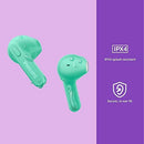 PHILIPS True Wireless Headphones IPX4 Water Resistance T2236GR - MINTY GREEN Like New