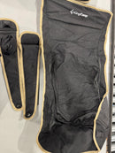 KING CAMP KINGCAMP COMPACT CAMPING CHAIR ARMREST ULTRALIGHT CHAIRS - BLACK / TAN - Like New