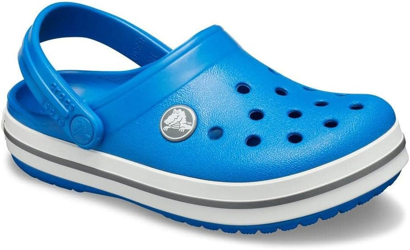 CROCSKIDS CLASSIC CLOG SPORTS SANDALSEUR - SIZE: YOUTH J2 - COBALT BLUE - Like New