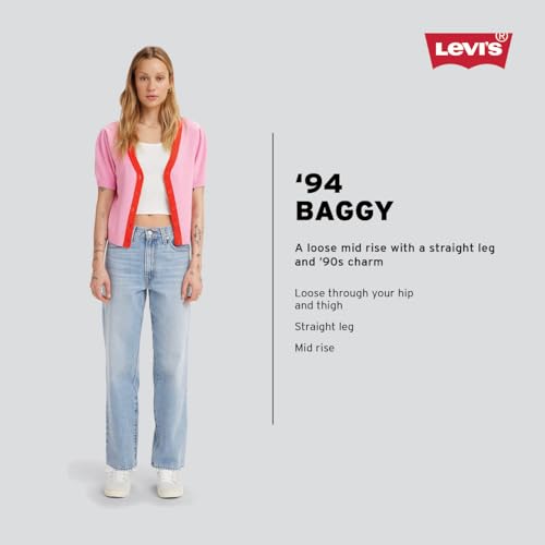 LEVI'S WOMEN'S 94 BAGGY JEANS - SIZE: WOMEN 31X31 - GRANITE STATE - Brand New