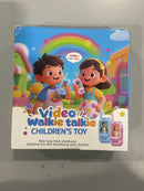 GENERIC VIDEO WALKIE TALKIE CHILDREN'S TOY - BLUE - Like New