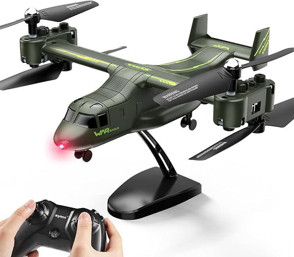 SYMA X550 Military RC Helicopters, 4CH Remote Control Helicopter w/LED - Green Like New