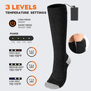 Velazzio Heated Socks for Men Women Remote Control 4000mAh 3.7V Rechargeable - Like New