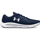 UNDER ARMOUR MEN'S CHARGED PURSUIT 3 RUNNING SHOE - SIZE: MEN 12 - ACADEMY/WHITE - Like New