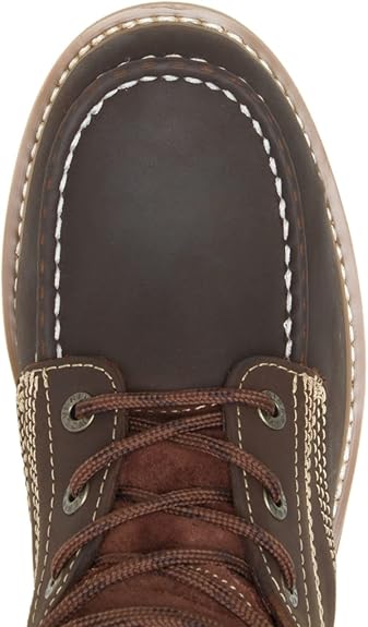 WOLVERINE MEN'S LOADER 6" WEDGE BOOT - SIZE: MEN 10.5 - BROWN - Like New