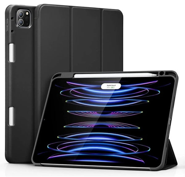 GENERIC IPAD PRO 11" 4TH/3RD/2ND GEN CASE FLIP LEATHER STAND SMART COVER - BLACK - Like New