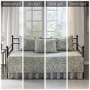 Comfort Spaces Daybed Cover 5 Piece Kashmir Blue/Grey 75"x39" B079NRK597 - Brand New