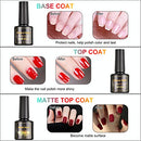 Erarrow Gel Nail Polish Set 40 Pcs, 36 Colors Art Colors UV LED Soak - Brand New