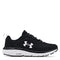 Under Armour Women's UA W Charged Assert 9 Running Shoes BLACK/WHITE Size 8 New