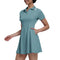 GGOV WOMENS TENNIS DRESSES GOLF DRESS SHORT SLEEVE WITH SHORTS BLUE MOUSE - Brand New