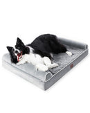Figopage Jumbo Dog Bed for Large Dogs, Waterproof Orthopedic Dog Beds - Brand New