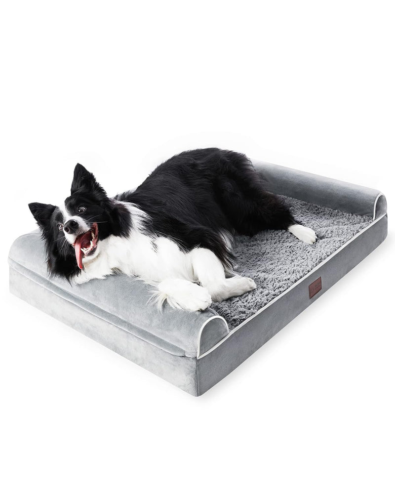 Figopage Jumbo Dog Bed for Large Dogs, Waterproof Orthopedic Dog Beds - Brand New
