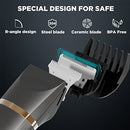 AREYZIN ELECTRIC BODY HAIR TRIMMER USB RECHARGEABLE REPLACEABLE SNAP-IN - Gray - Like New
