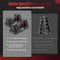 BUXANO Adjustable Dumbbell 25LB Weight, 5 in 1 Weight, Handle, Workout - Black - Like New