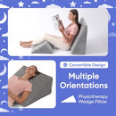 AllSett Health Bed Wedge Pillow – 2 Separate Memory Foam Incline Cushions - Brand New