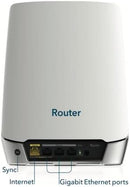 Orbi RBR750 Whole Home AX4200 Tri-Band Mesh WiFi 6 System Router Only- White - Like New