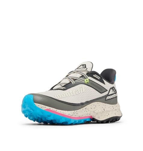 COLUMBIA WOMEN'S MONTRAIL TRINITY AG II DARK STONE/OCEAN BLUE - SIZE 10 - Like New