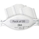 3M AURA N95 PARTICULATE RESPIRATOR MASK 20 PER BOX 9205+-20 - WHITE - Brand New