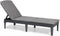 KETER JAIPUR GARDEN SUN LOUNGER ADJUSTABLE BACKREST FOLDING GARDEN LOUNGER - Like New