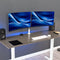 VIVO Dual LCD LED 21 to 32 inch Monitor Desk Mount Heavy Duty White STAND-V002EW - Like New