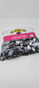 BOBBIE BROOKS PLUS SIZE YOGA PANTS - SIZE: WOMEN 3XL - BLUE/BLACK/WHITE - Like New