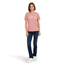 SPYDER WOMENS FLORAL LOGO GRAPHIC SHORT SLEEVE T-SHIRT FRENCH ROSE M - Brand New