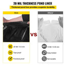 VEVOR Pond Liner 15 x 20 ft 20 Mil Thickness Pliable & Durable LLDPE Material - Brand New