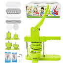 DCBADGE BUTTON MAKER MACHINE MULTIPLE-SIZES KIT WITH - Scratch & Dent