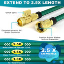GRETONS GARDEN HOSE 50FT LIGHTWEIGHT WATER HOSE - GREEN - Scratch & Dent
