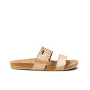 REEF CUSHION VISTA PERF SANDALS FOR WOMEN SIZE 8 SEASHELL - Like New