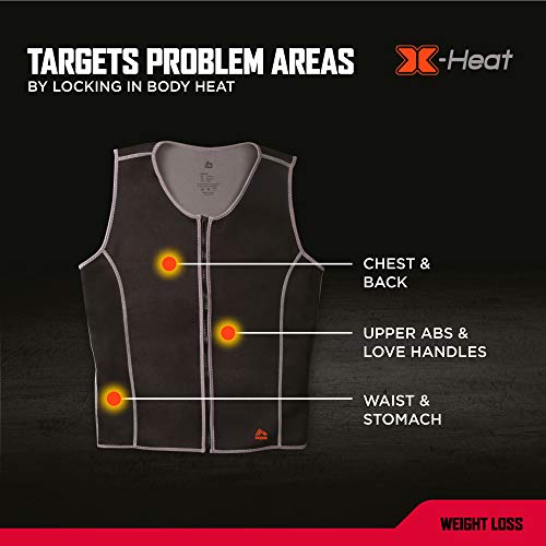 RBX CONTOURING AND SLIMMING WORKOUT VEST - SIZE: MEN L/XL - BLACK - Like New