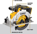 DEWALT 20V MAX* Circular Saw 6-1/2-Inch Cordless Tool Only DCS565B - Yellow - Like New