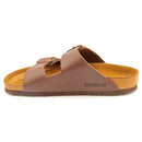 0051701 Birkenstock Unisex Arizona Sandal, Dark Brown, Size 4 MEN / 6 WOMEN - Like New