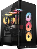 CORSAIR - FRAME 4500X RS-R ARGB PANORAMIC GLASS MID-TOWER PC CASE - BLACK - Like New