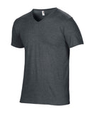 6752 Anvil Adult Triblend V-Neck T-Shirt New