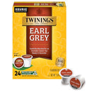 TWININGS EARL GRAY BLACK TEA K-CUP PODS FOR KEURIG, 24 COUNT (PACK OF 1) - Brand New