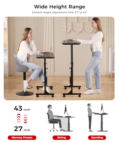 KLSMYHOKI STANDING DESK MD06 - BLACK - Like New