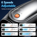 RAREKOAS PORTABLE NECK FAN HANDS-FREE 6 SPEEDS 6000 MAH BATTERY RECHARGEABLE - Like New