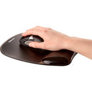 FELLOWES 9112101 CRYSTALS GEL MOUSE PAD AND WRIST SUPPORT CRC91121 - BLACK - Like New