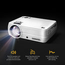 Kodak FLIK X7 Home Projector 720p Portable Small Home Theater System w/1080p - Like New