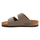 0151211 BIRKENSTOCK UNISEX ARIZONA BIRKIBUC SANDALS SIZE W37 EU, STONE - Like New