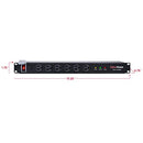 CyberPower CPS1215RMS Surge Protector, 120V/15A, 12 Outlets, 15 ft Power Cord - Like New