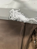 GENERIC COFFEE BROWN TARP 9'9" BY 13' - COFFEE BROWN - Like New