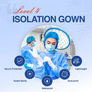 SMS Medical Isolation Gowns Disposable (Level 4) 65 PCS/Case - Long Sleeve - Brand New