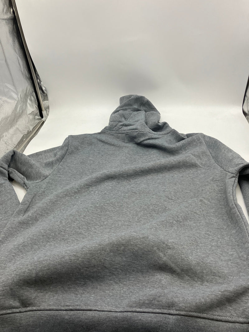 BLAZE BEAT SWEATSHIRT WITH POCKETS FULL ZIP WITH HOODIE, SIZE XL, GRAY, HR24005 - Brand New