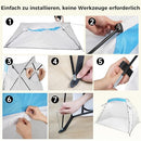 Tilswall Paint Booth, 8.86 x5.91 x5.58 ft Larger Portable Paint Booth Tent - Like New